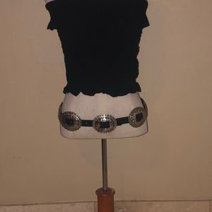 VINTAGE BRIGHTON CONCHO BELT